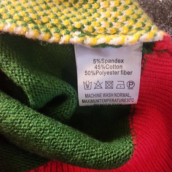 Share Oxknit Sweater Retro Daisy Women's Size L - Pullover - NEW with Tags - Picture 6 of 9